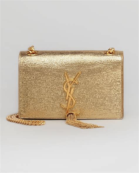 fake ysl gold clutch